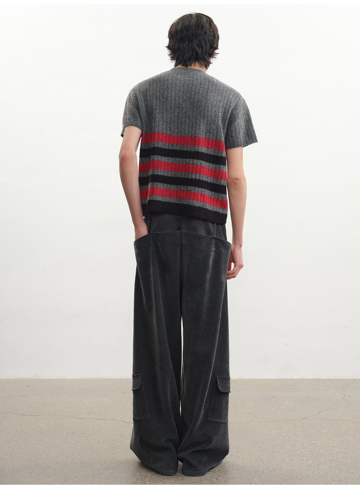 Washed Side Pocket Casual Pants