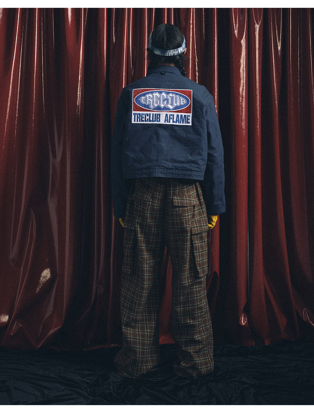 Airplane Button Short Wide Jacket