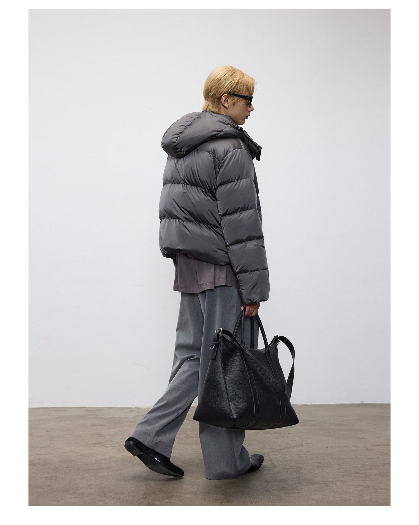 Faux Fox Fur Lined Down Jacket