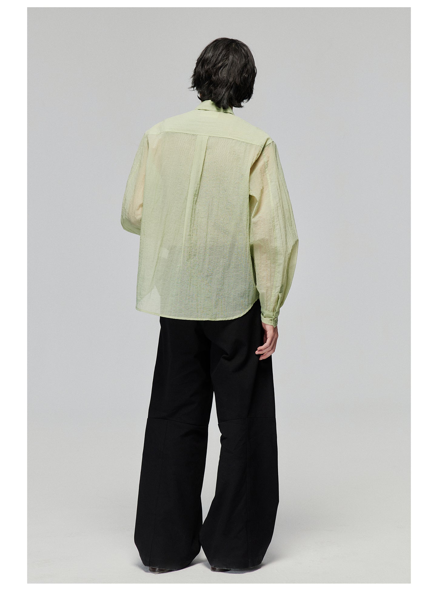 Pure cotton wide-leg casual pants