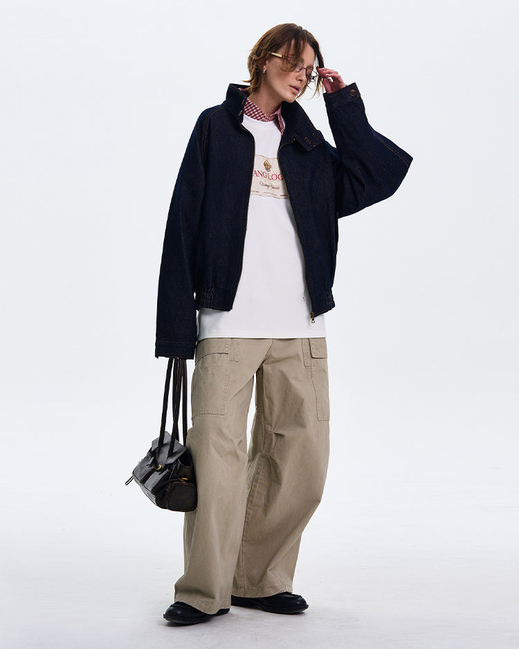 Harrington Denim Jacket