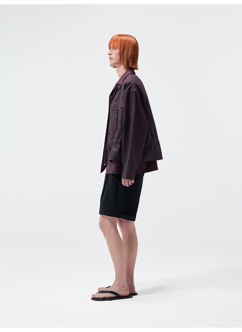 쿠바 칼라 멀티포켓 셔츠