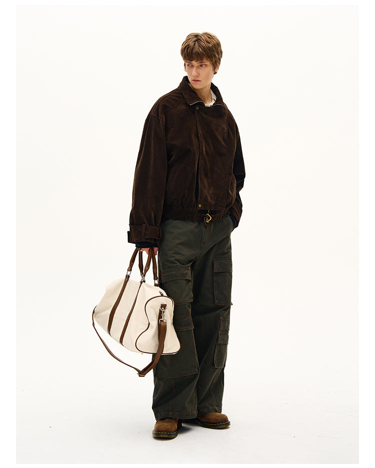 Short-length Stand Collar Jacket