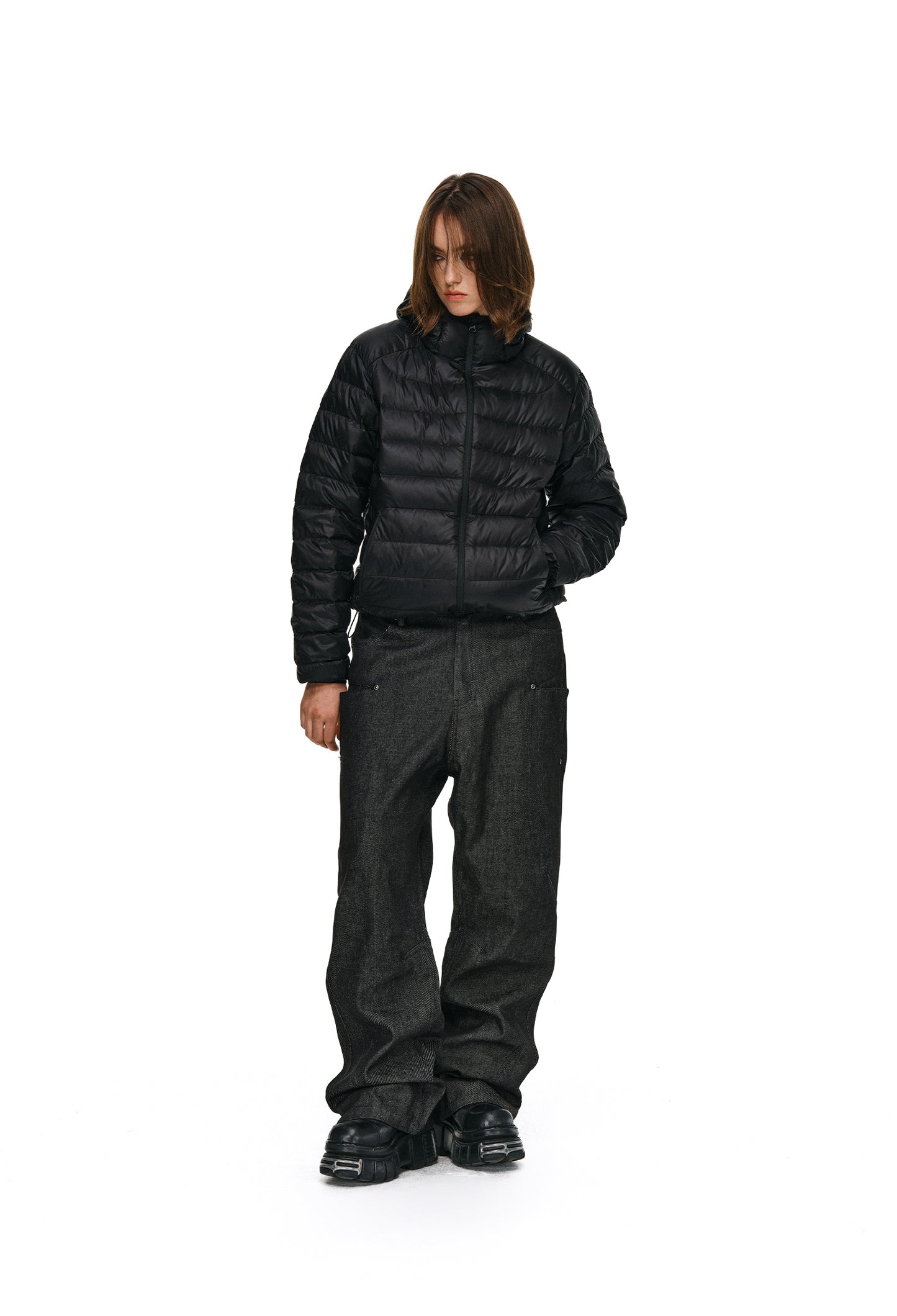 Lightweight Hooded Down Jacket