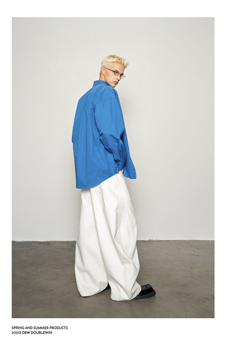 High-Waisted Casual Pants