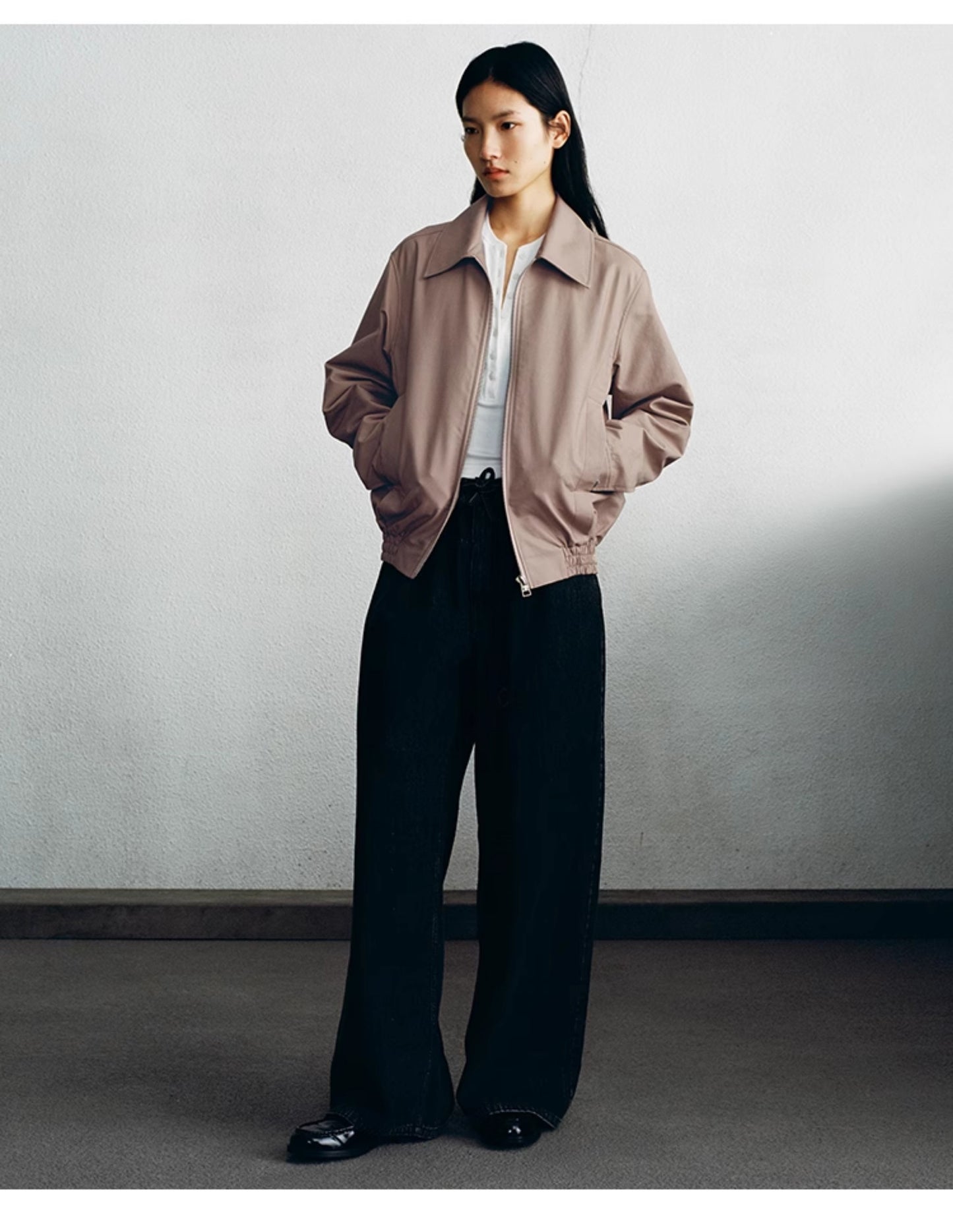 Lapel Pure Cotton Jacket