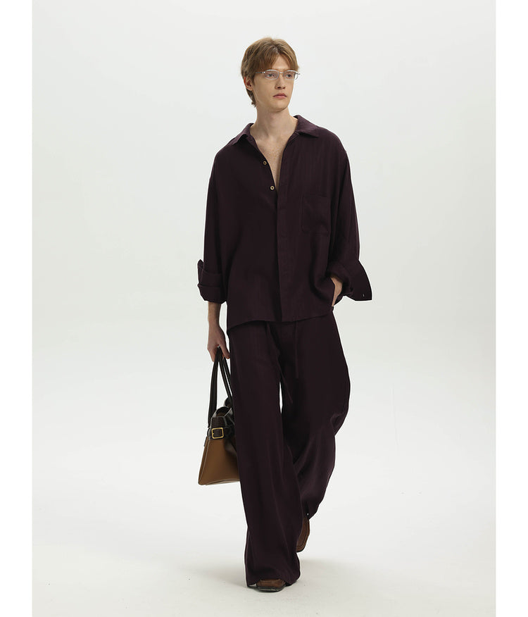 Wrinkle-resistant casual shirt