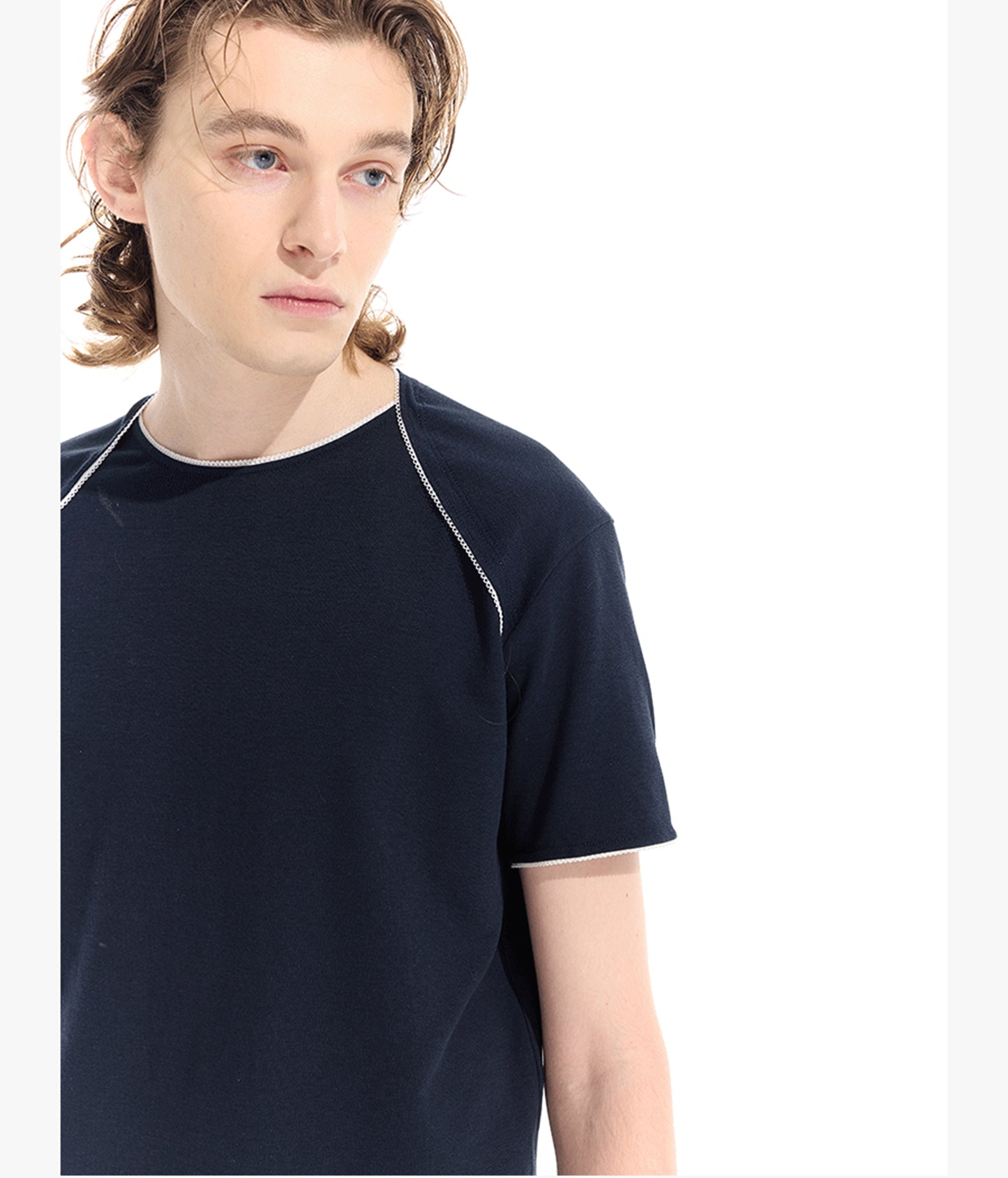 Raglan Basic Slim Fit T-Shirt