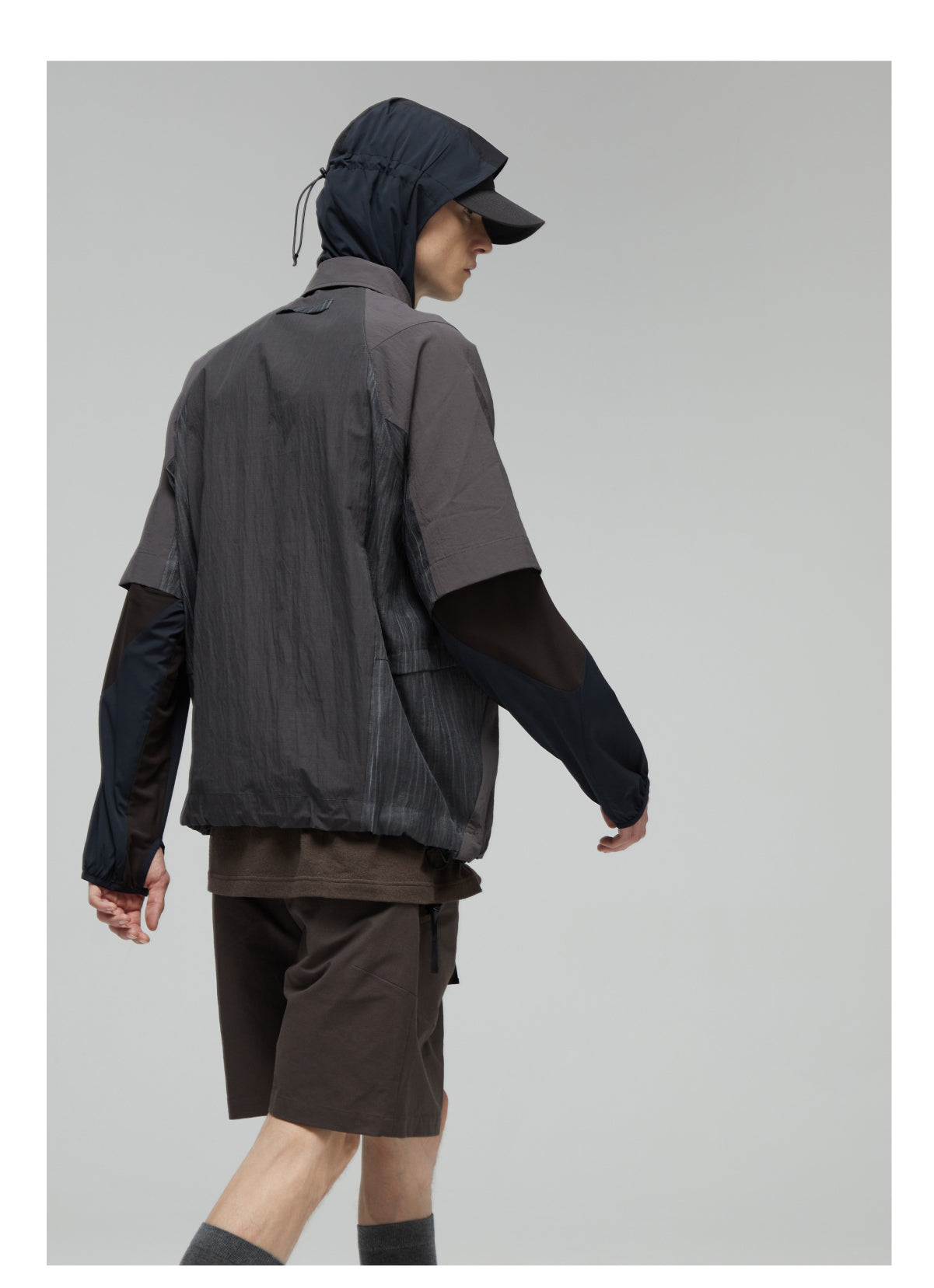 Multicolor Casual Nylon Jacket