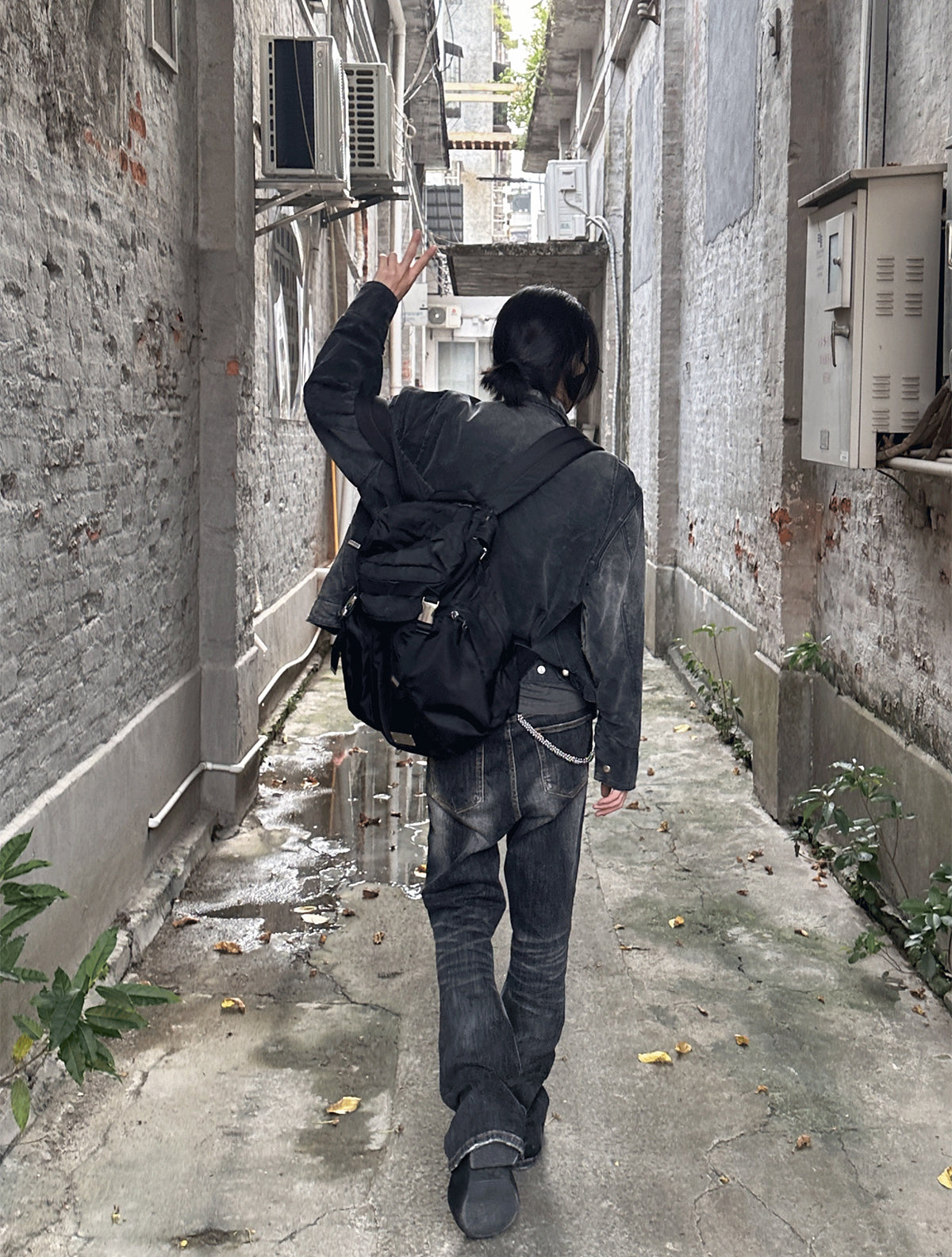 Washed Vintage Detroit Jacket