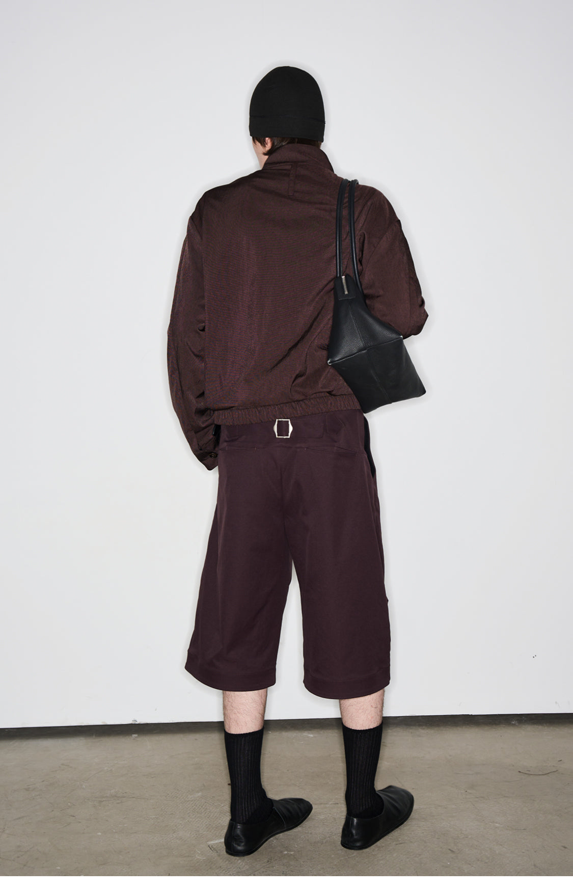 Three-dimensional loose silhouette casual pants