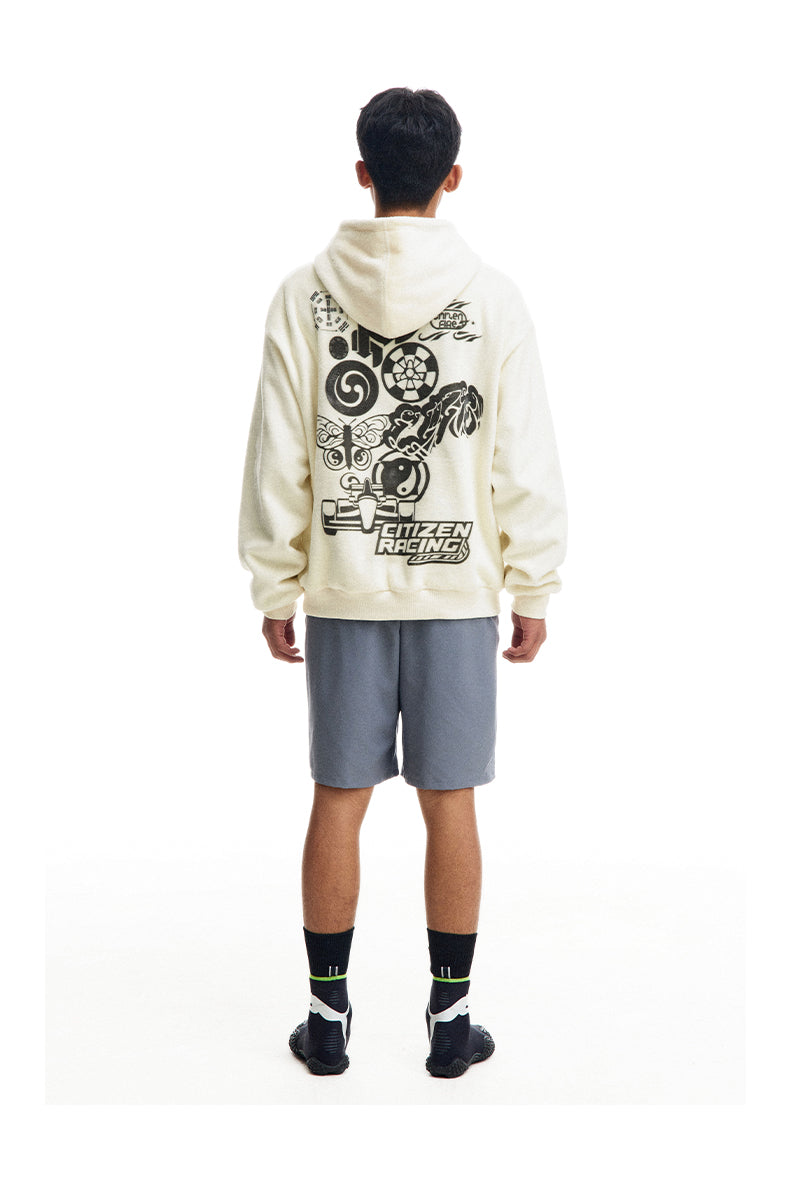 Printed Hooded Sweatshirt