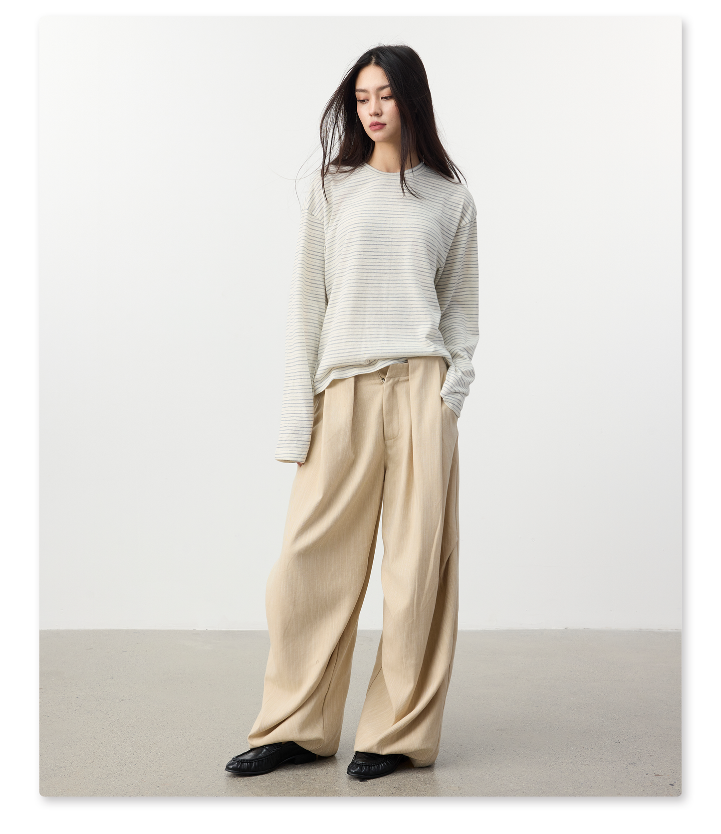 Wide Straight Casual Pants