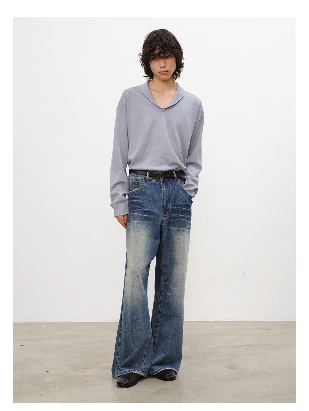 Seagull Collar Sweater