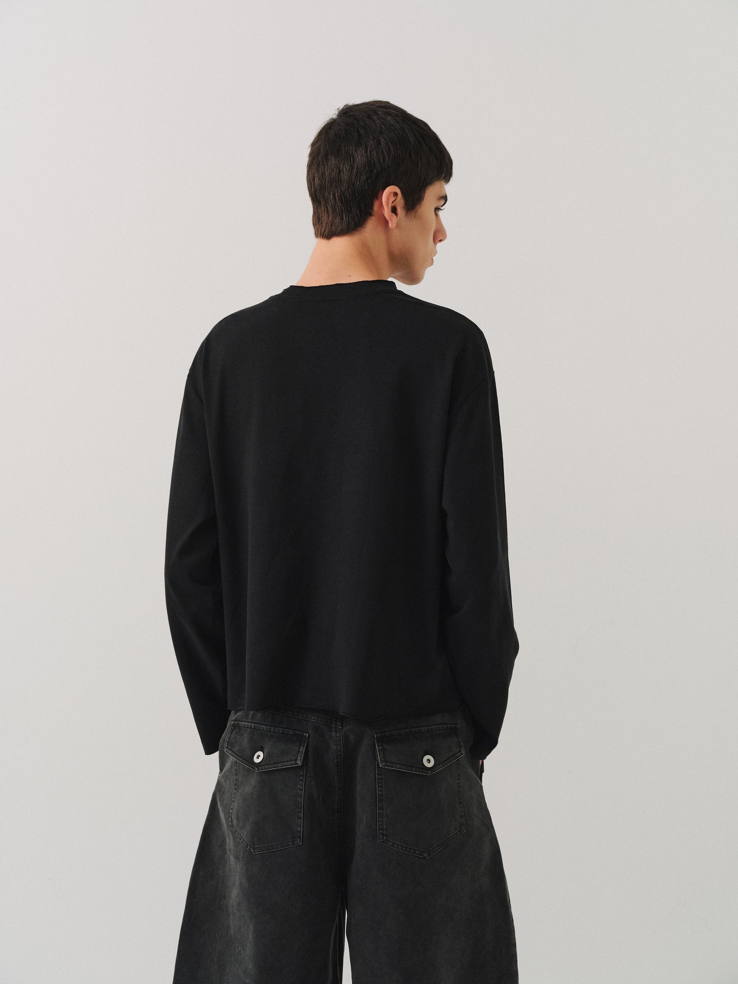 Rolled Hem All-Purpose T-Shirt