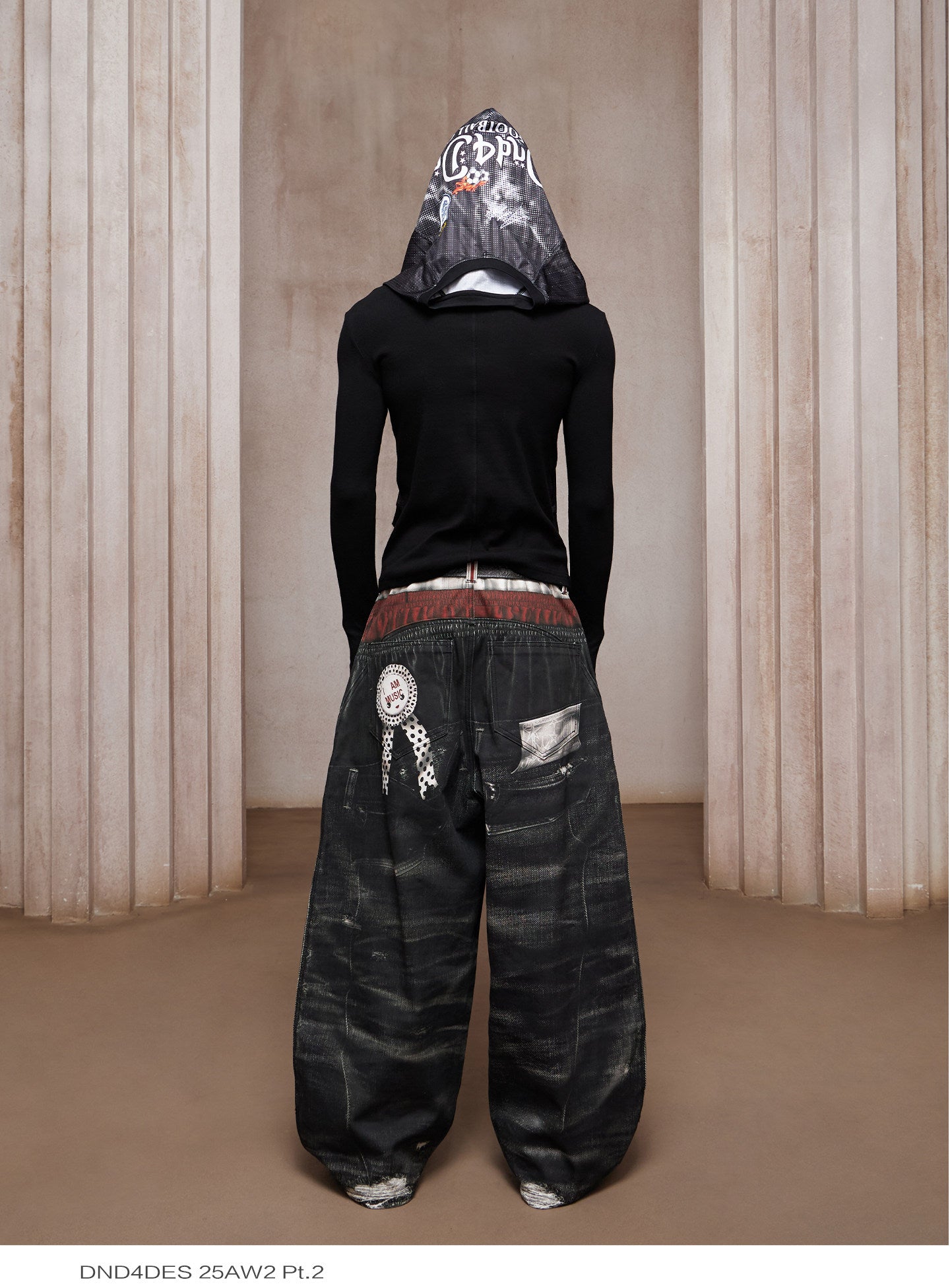 Original 3D-Printed Denim Pants