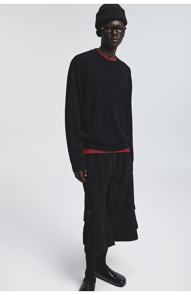 Silk-like Finish Classic Sweater