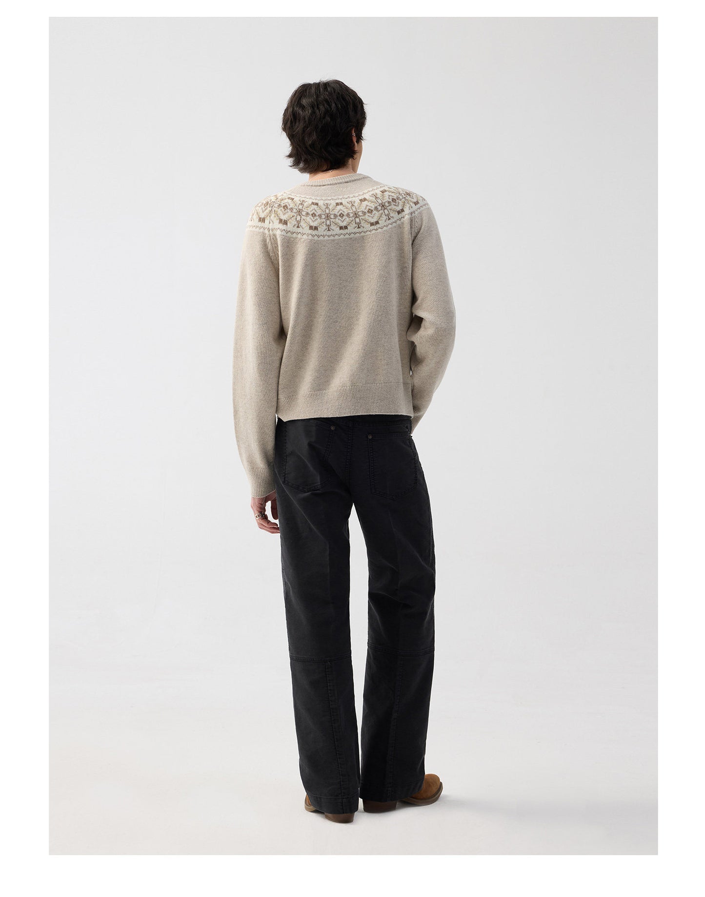 Fair Isle Jacquard Cardigan