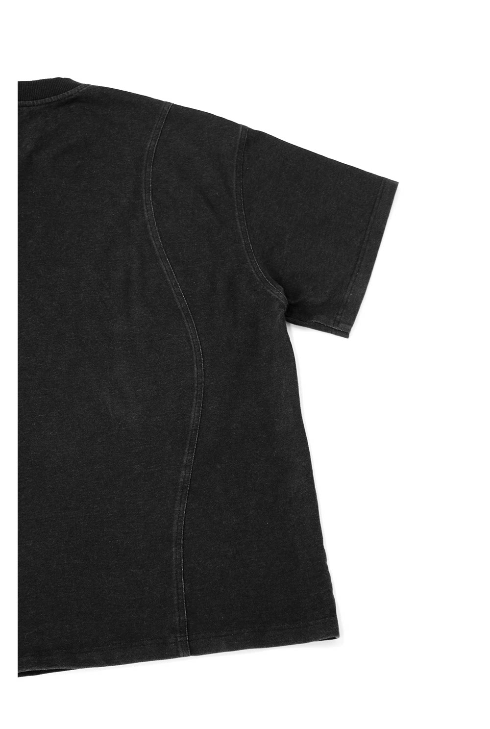 取り外し可能なフード付きプリントTシャツ