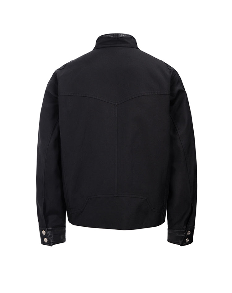 Patchwork Harrington Jacket