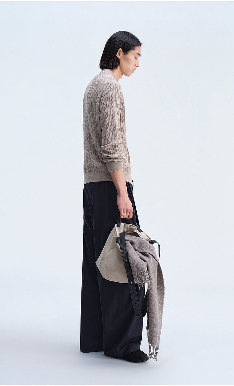 Retro Loose-Fit Casual Knit Cardigan