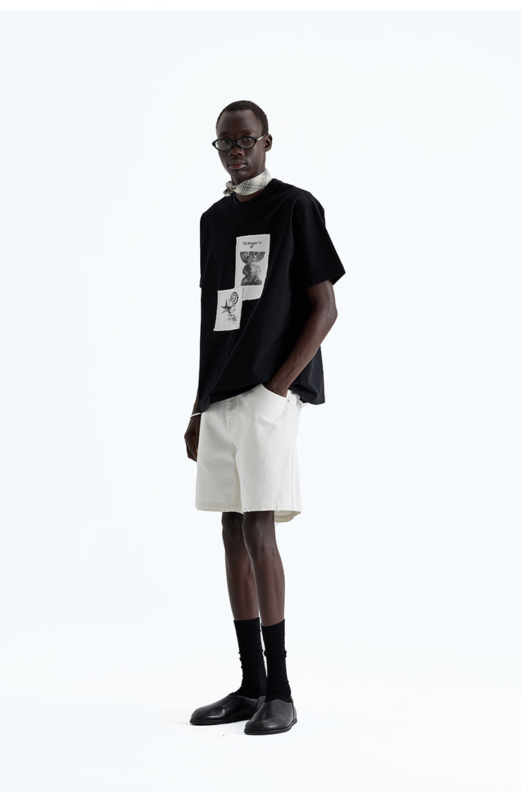 Printed Round Neck T-Shirt