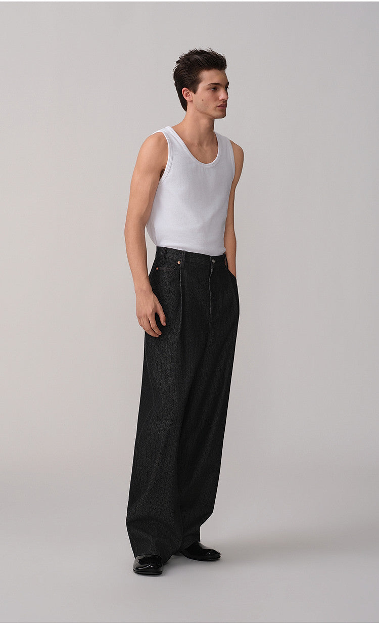 Workwear Casual Denim Pants