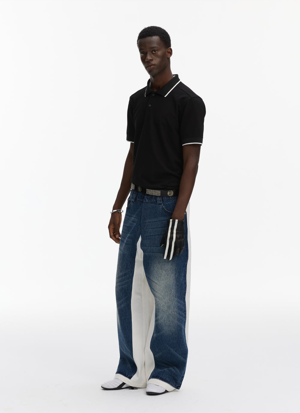 Double Layer Denim Pants