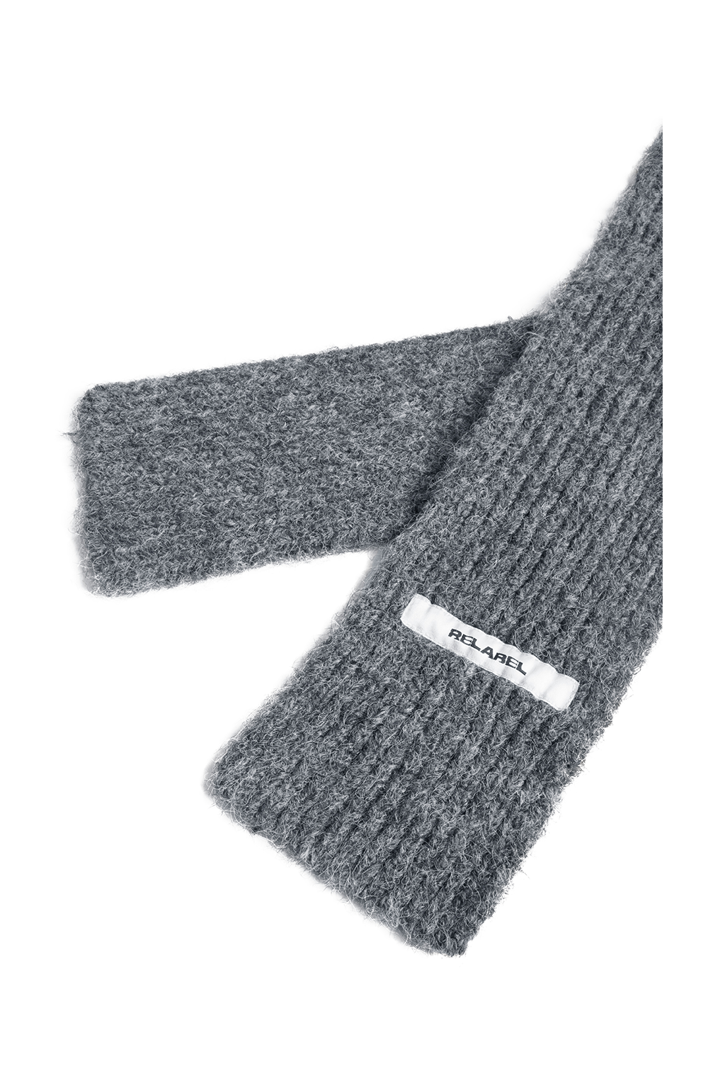 Knit cap with detachable scarf