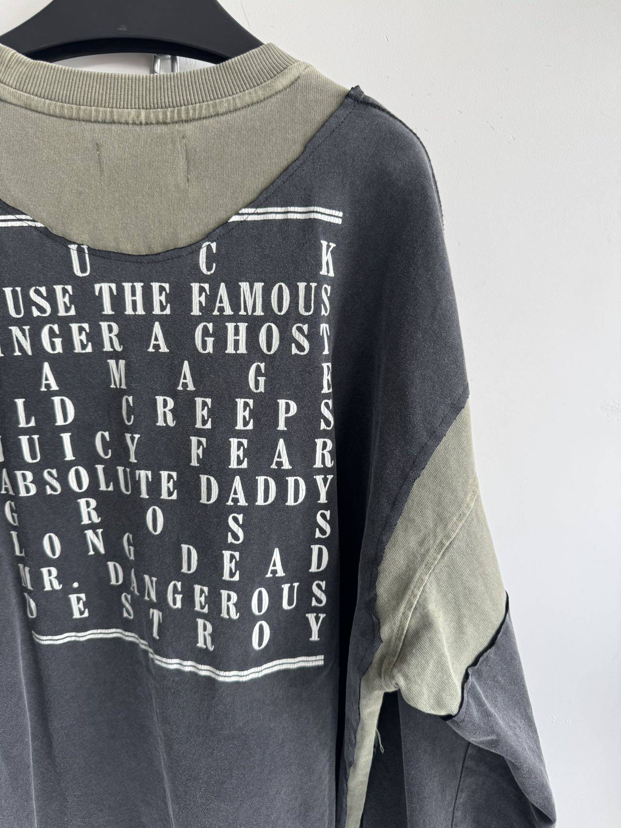 Patchwork Crew-Neck T-Shirt