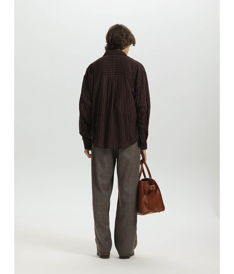 Striped sunscreen shirt