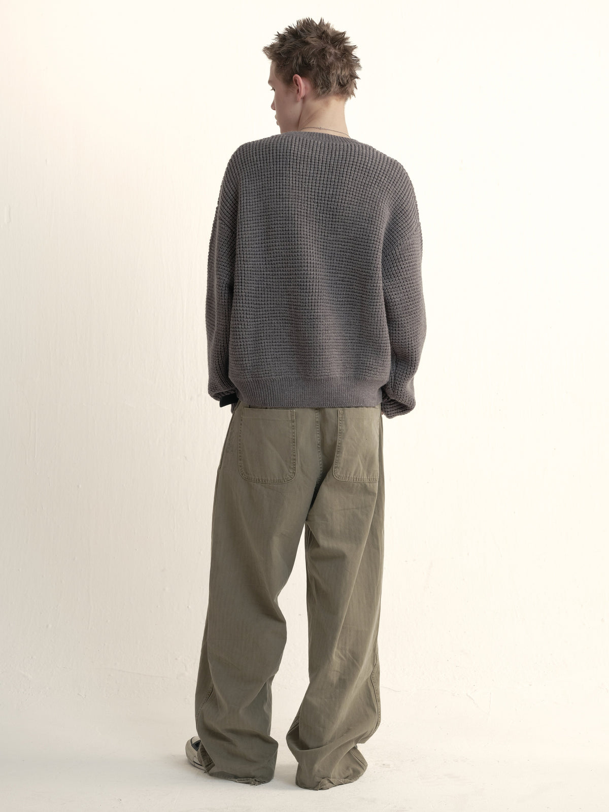 WOOL Chunky Waffle Sweater