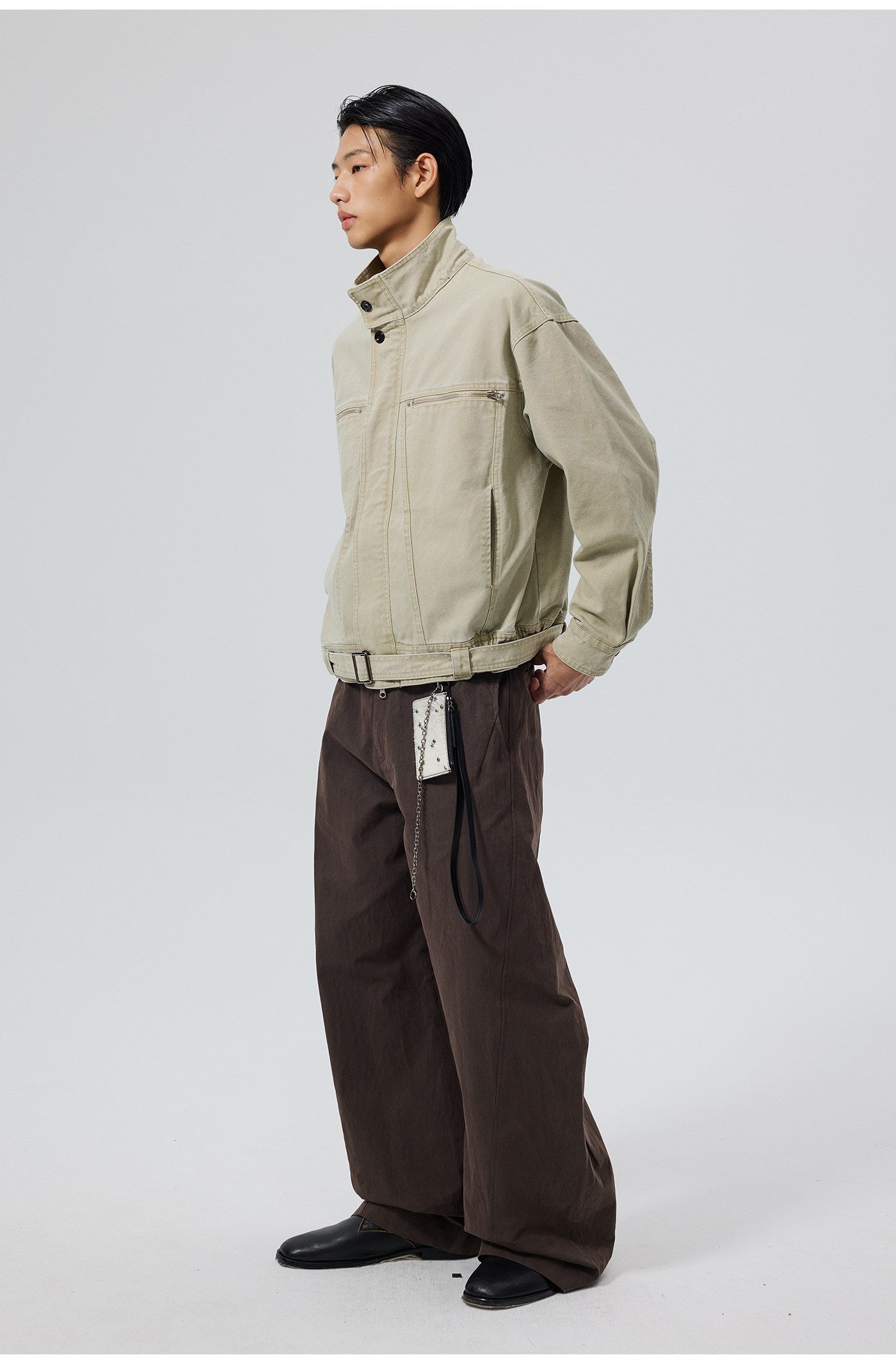 Stand Collar Harrington Jacket