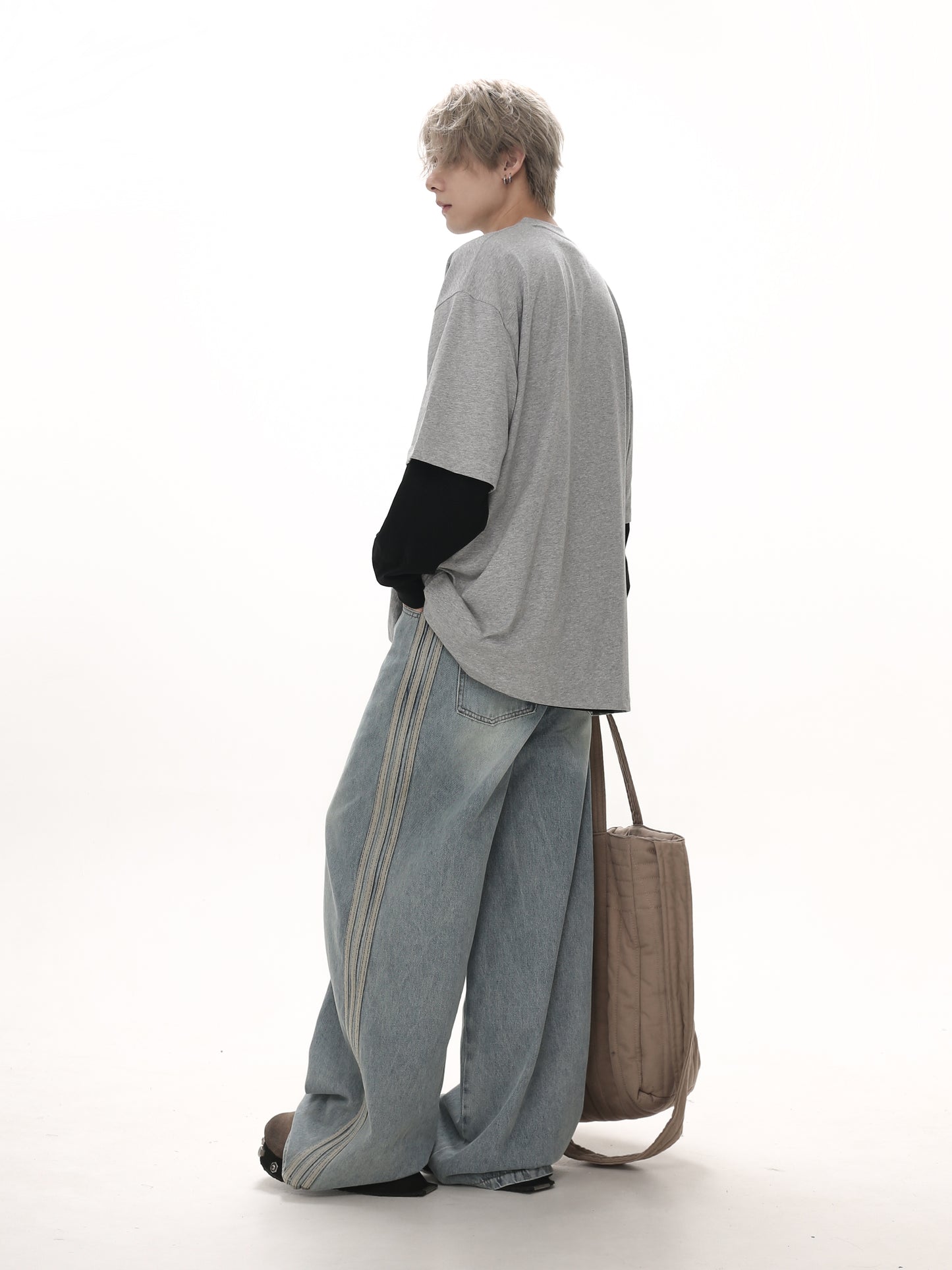 Classic Striped Jeans