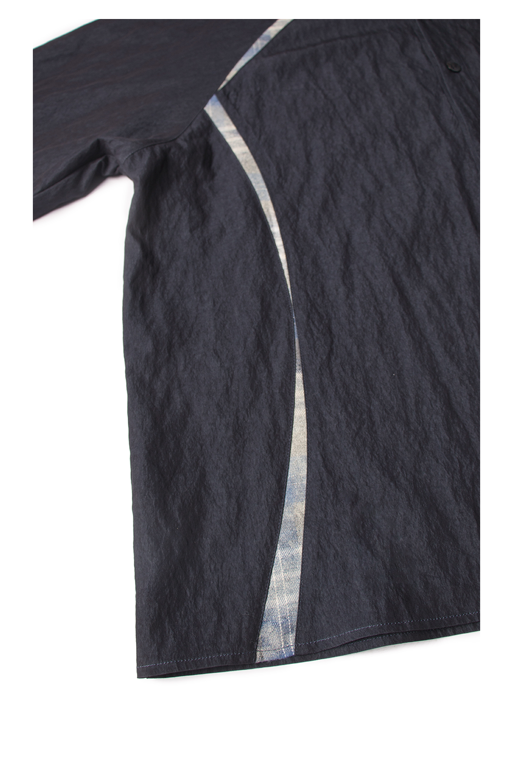 Imitation denim shirt