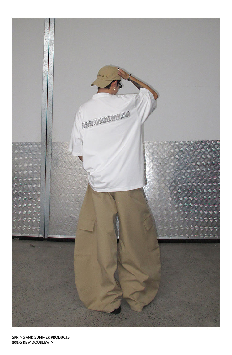 3D embossed print T-shirt