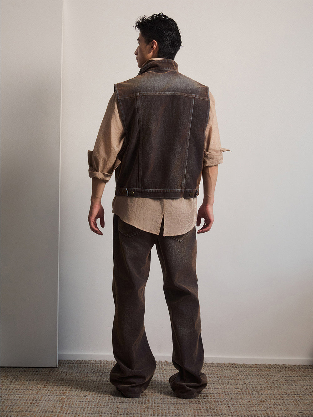 Two-Tone Textured Shirt