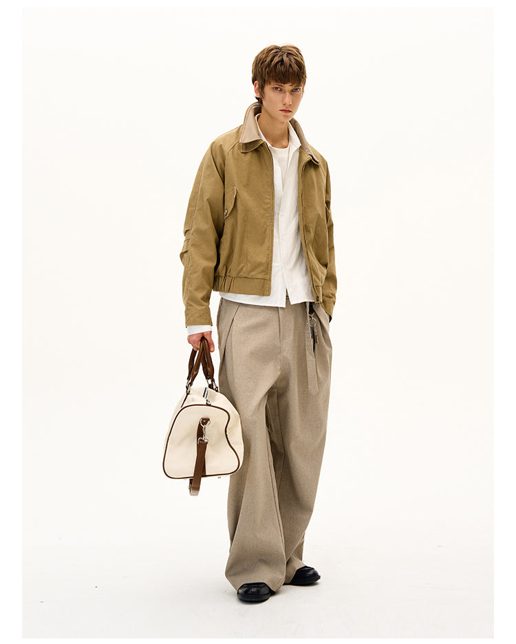 Double-Layer Collar Jacket