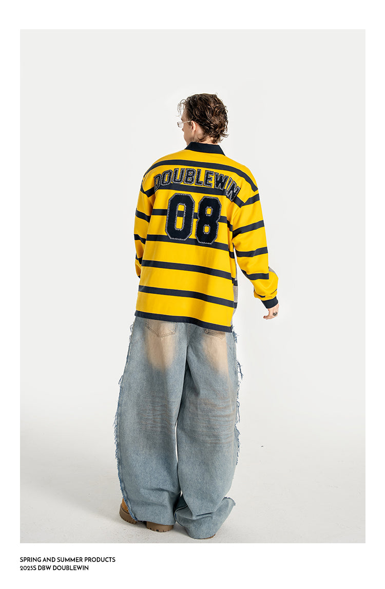 Patch Embroidery Polo Shirt