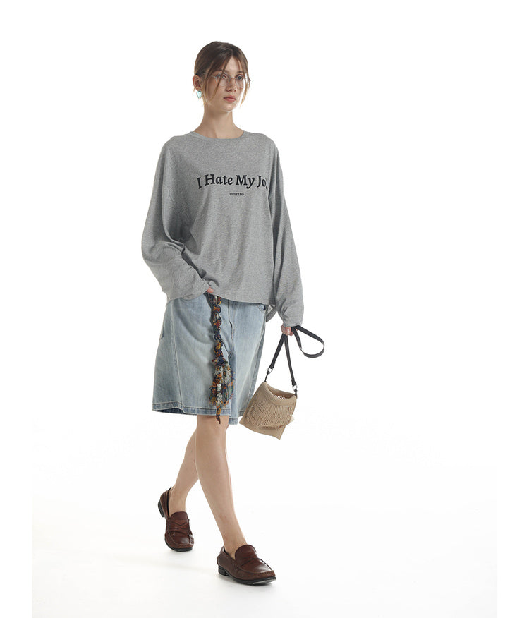 Slogan Print T-Shirt