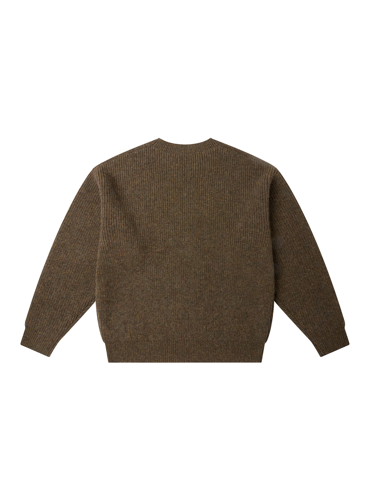 Wool Embroidered Crew-Neck Sweater