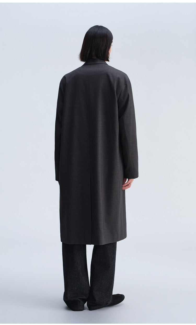Notch Lapel Casual Coat