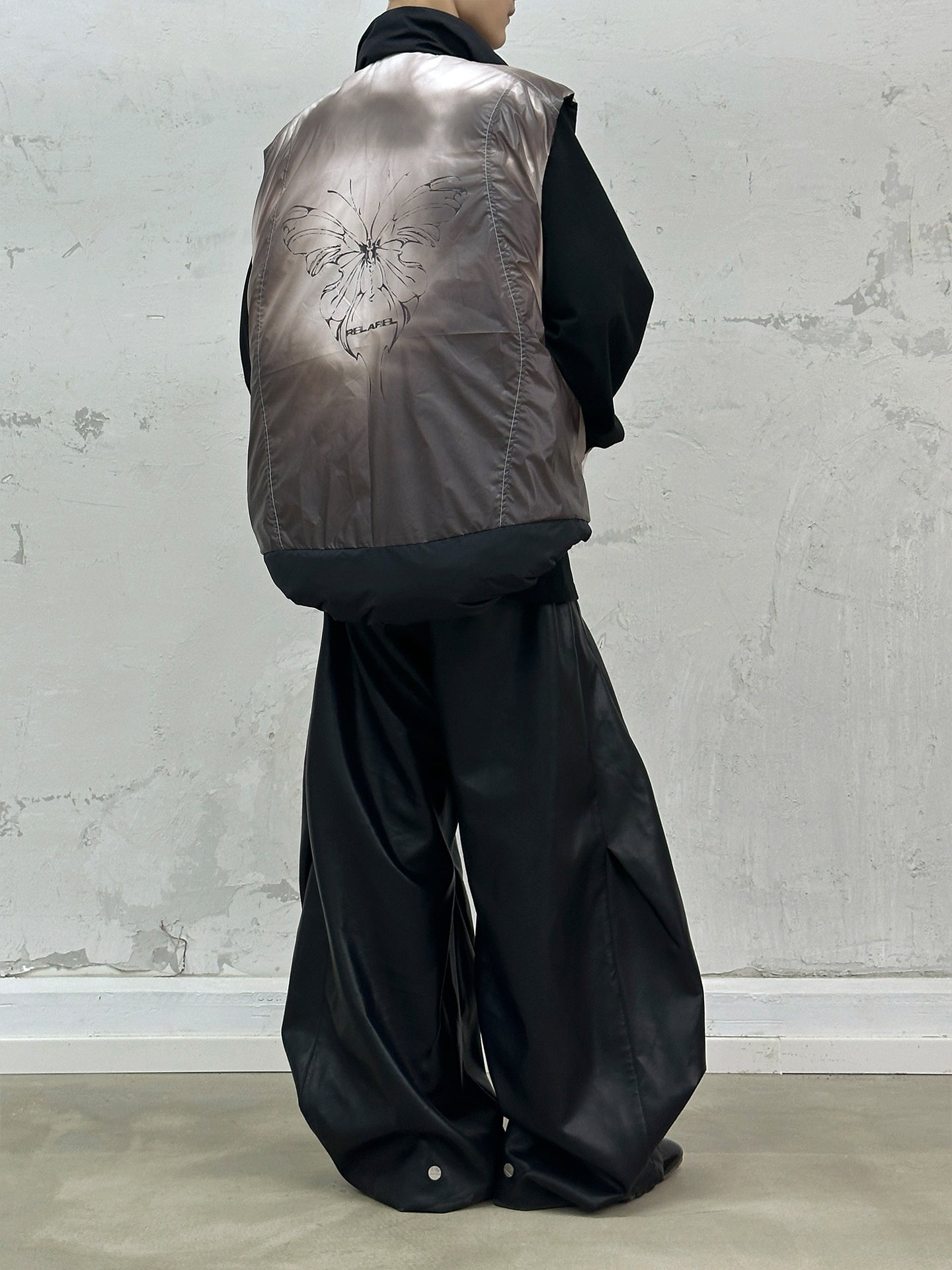 Detachable Scarf Reversible Vest