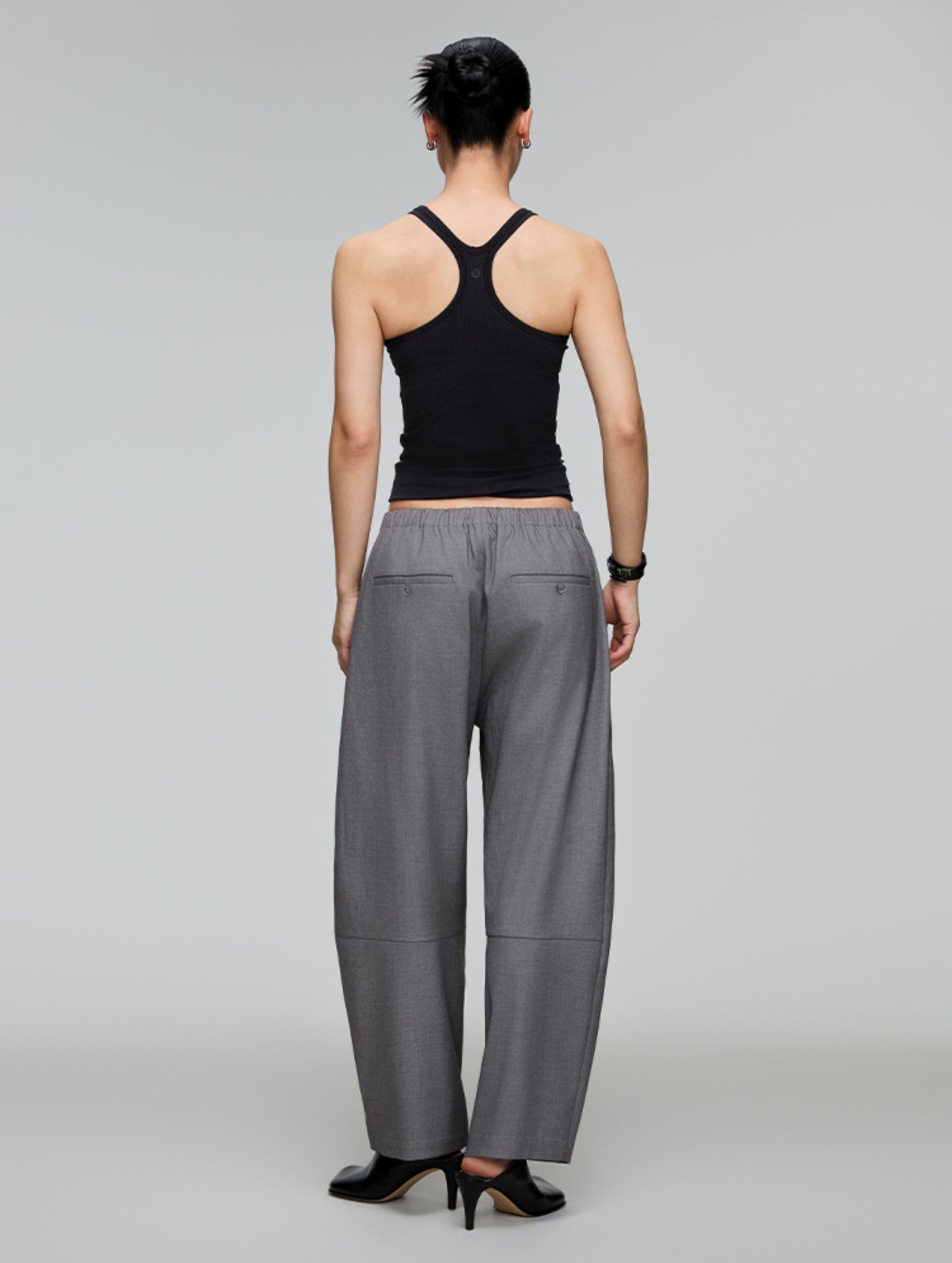 Drawstring Wide Leg Pants