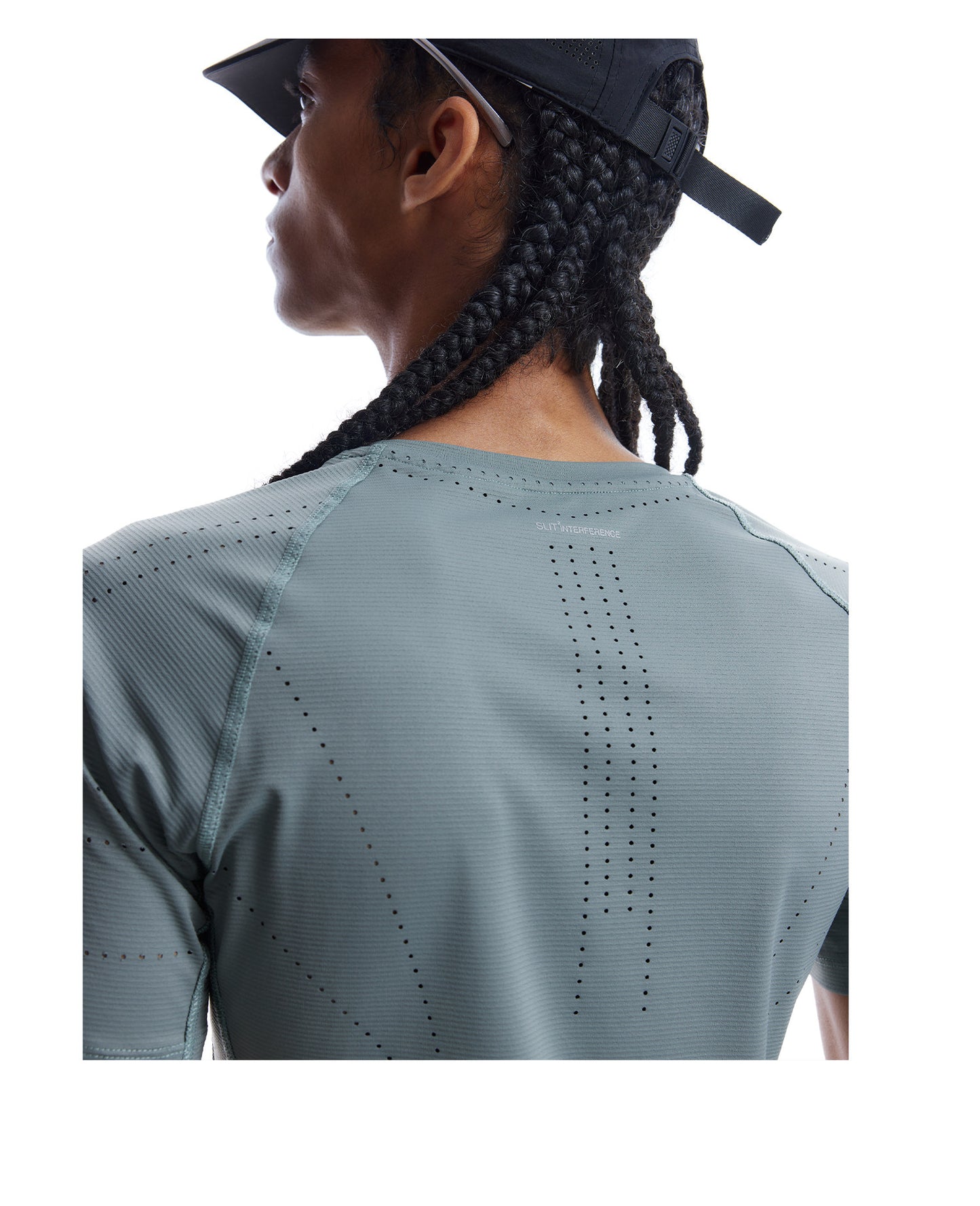 Hollow-Out Pattern Moisture-Wicking T-Shirt