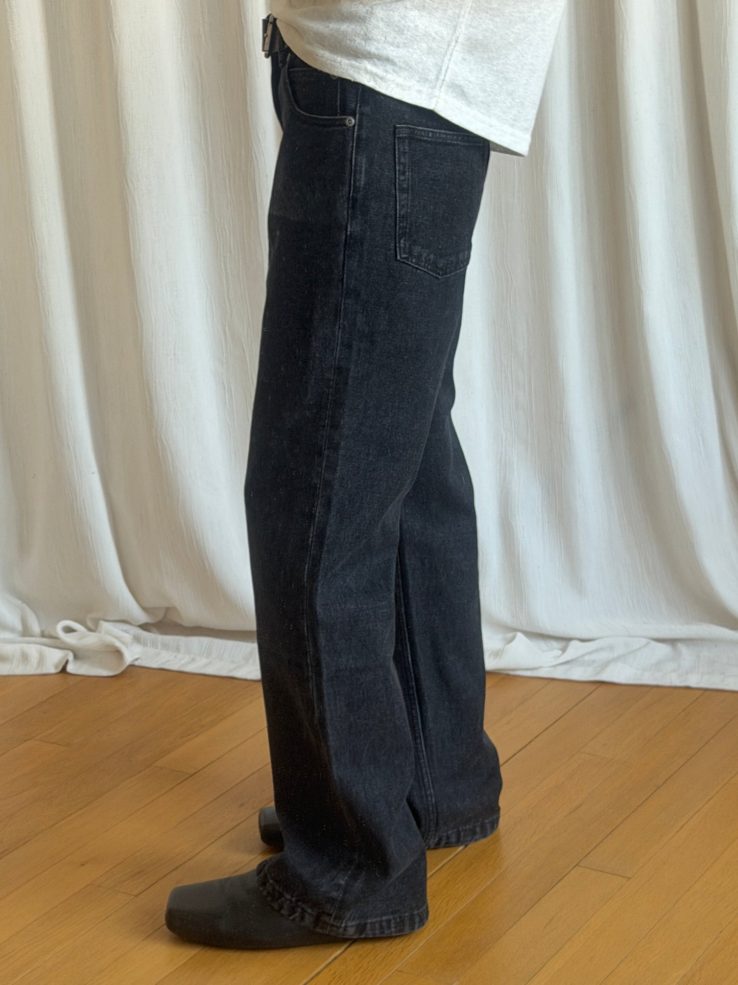 Slub Cotton Vintage Jeans