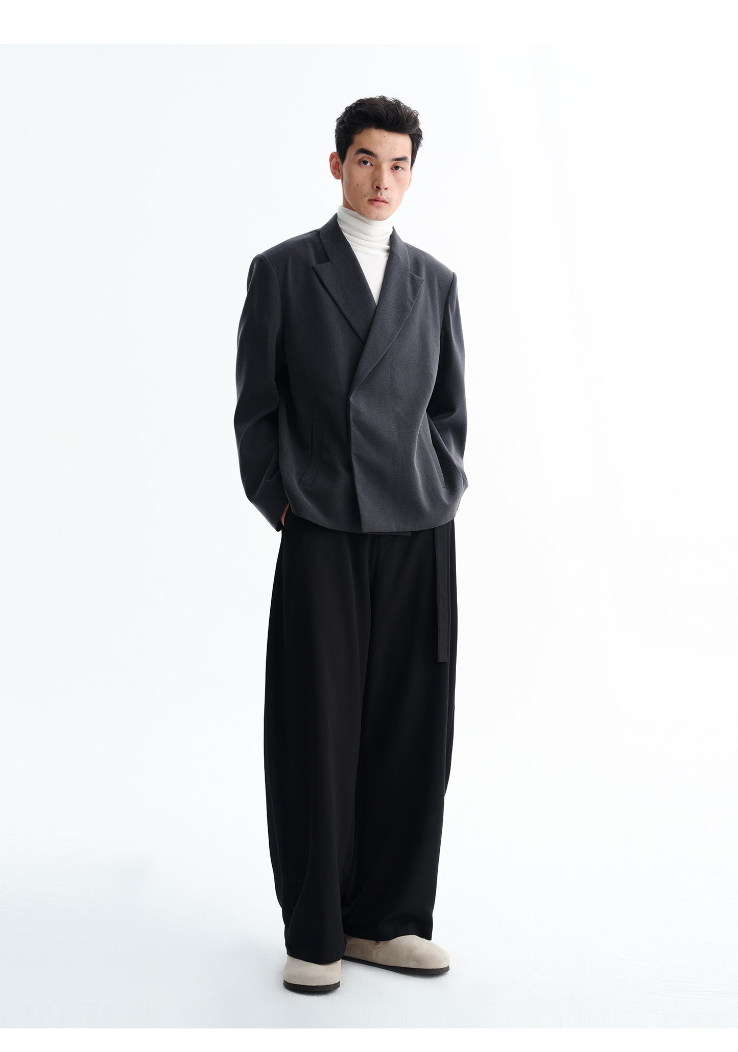 Unisex High-Waisted Casual Pants