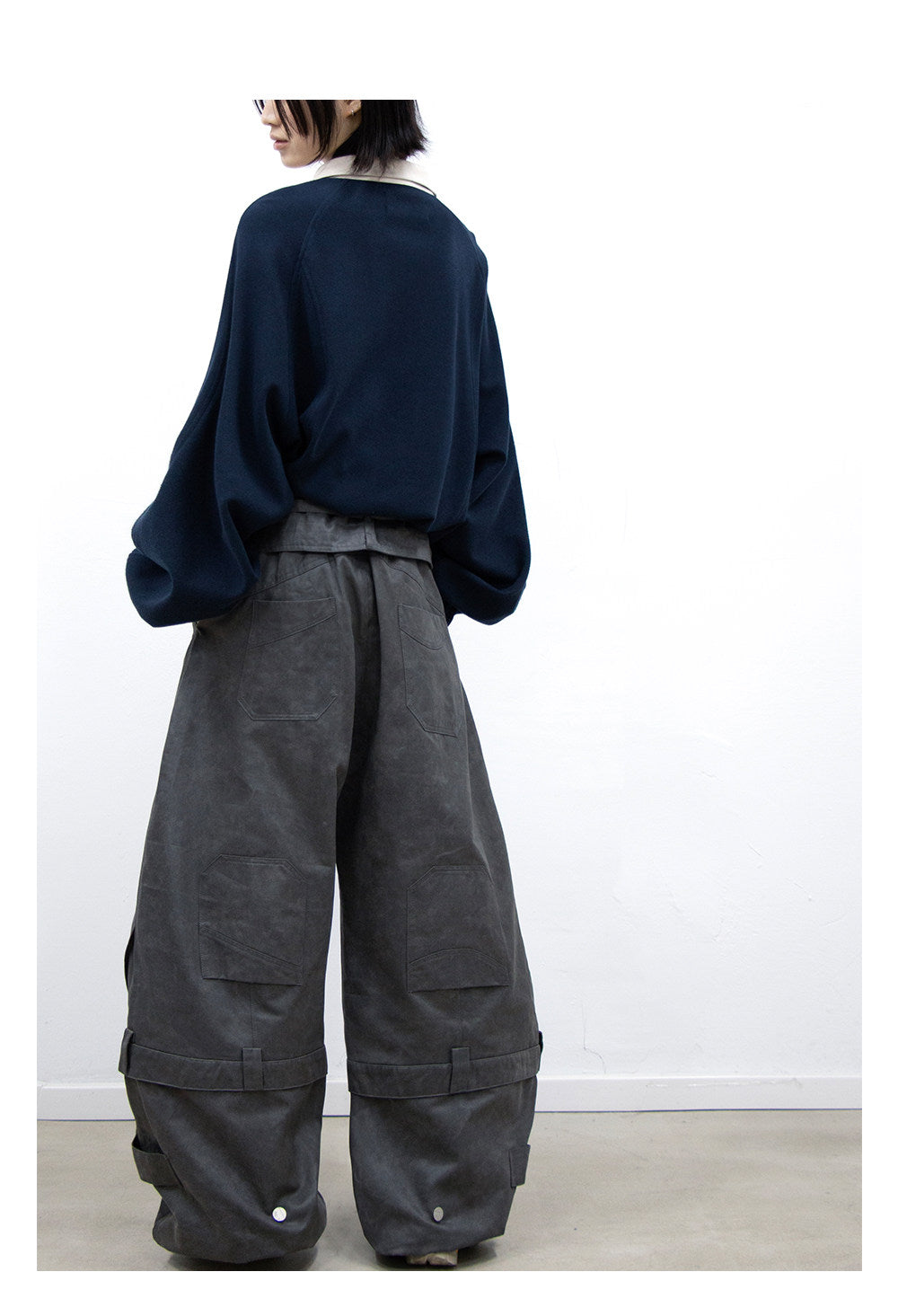Lined casual pants