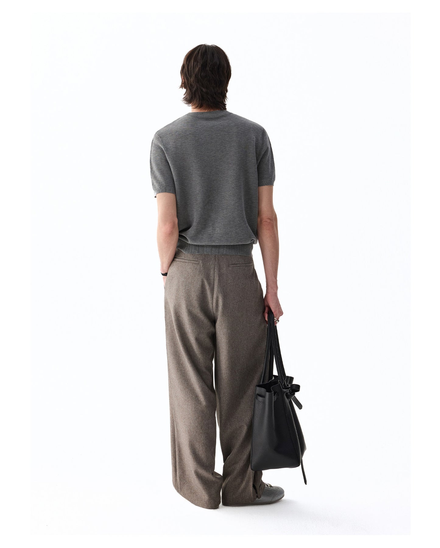 Side-Seam Casual Pants with a 3D Silhouette
