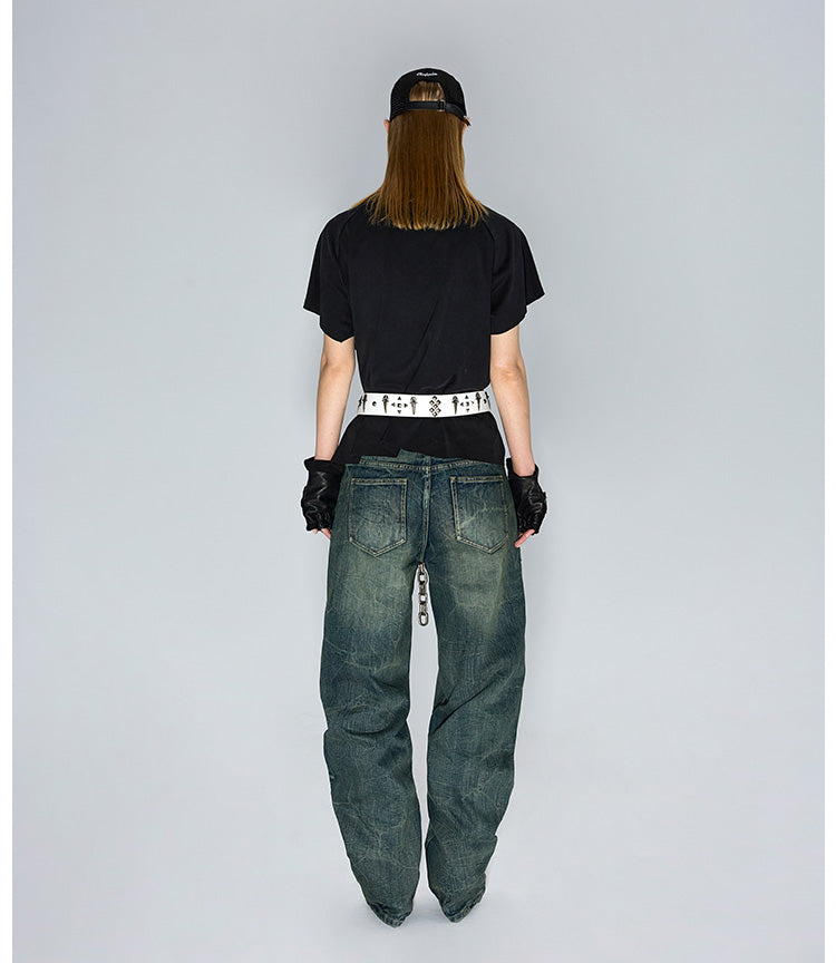 Old Print Wash T-Shirt